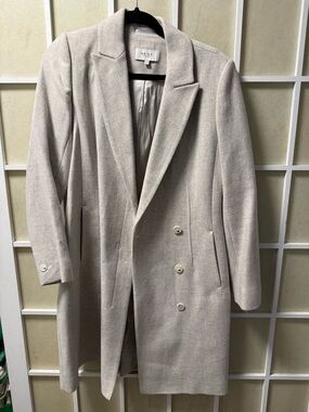 Santhia Wool Blend Double Breasted Coat